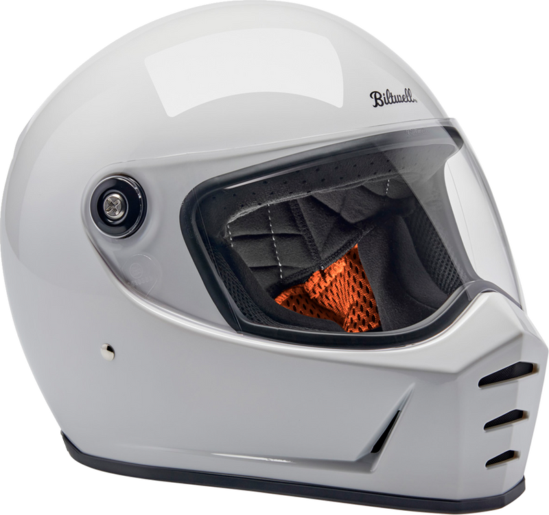 BILTWELL Lane Splitter Helmet - Gloss White