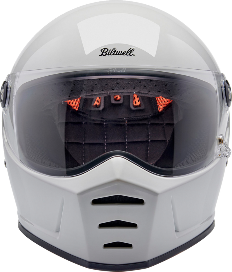 BILTWELL Lane Splitter Helmet - Gloss White