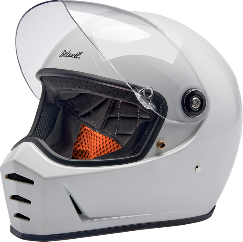 BILTWELL Lane Splitter Helmet - Gloss White