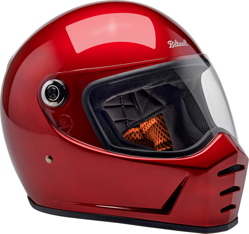 BILTWELL Lane Splitter Helmet - Metallic Cherry Red