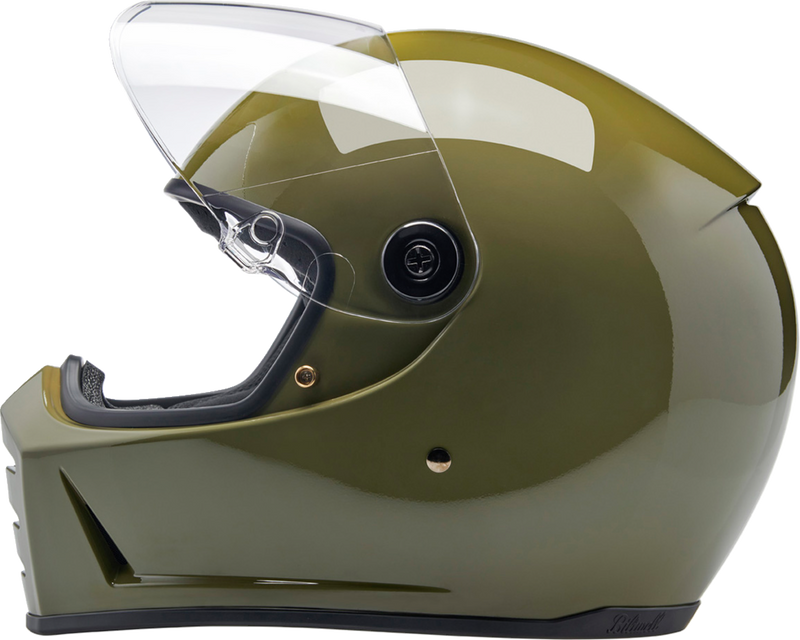 BILTWELL Lane Splitter Helmet - Gloss Olive Green