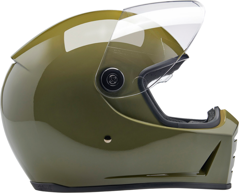 BILTWELL Lane Splitter Helmet - Gloss Olive Green