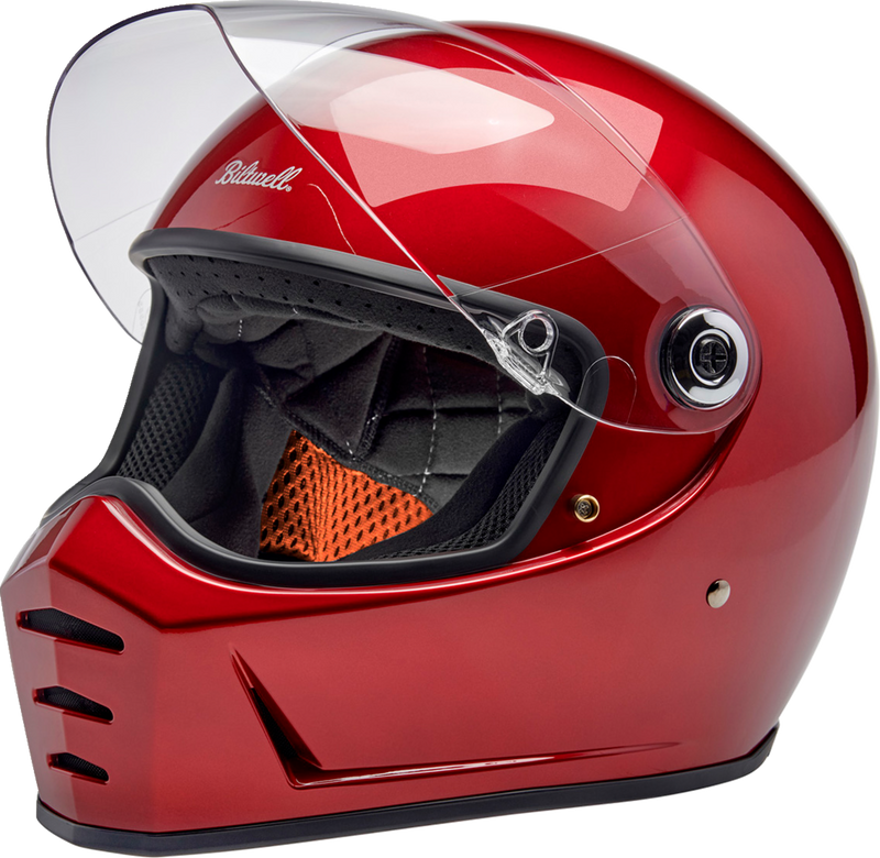 BILTWELL Lane Splitter Helmet - Metallic Cherry Red