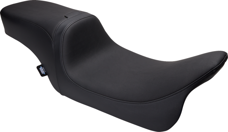 DRAG SPECIALTIES Predator 2-Up Seat - Vinyl - Smooth - w/o Backrest - Touring '08-'23