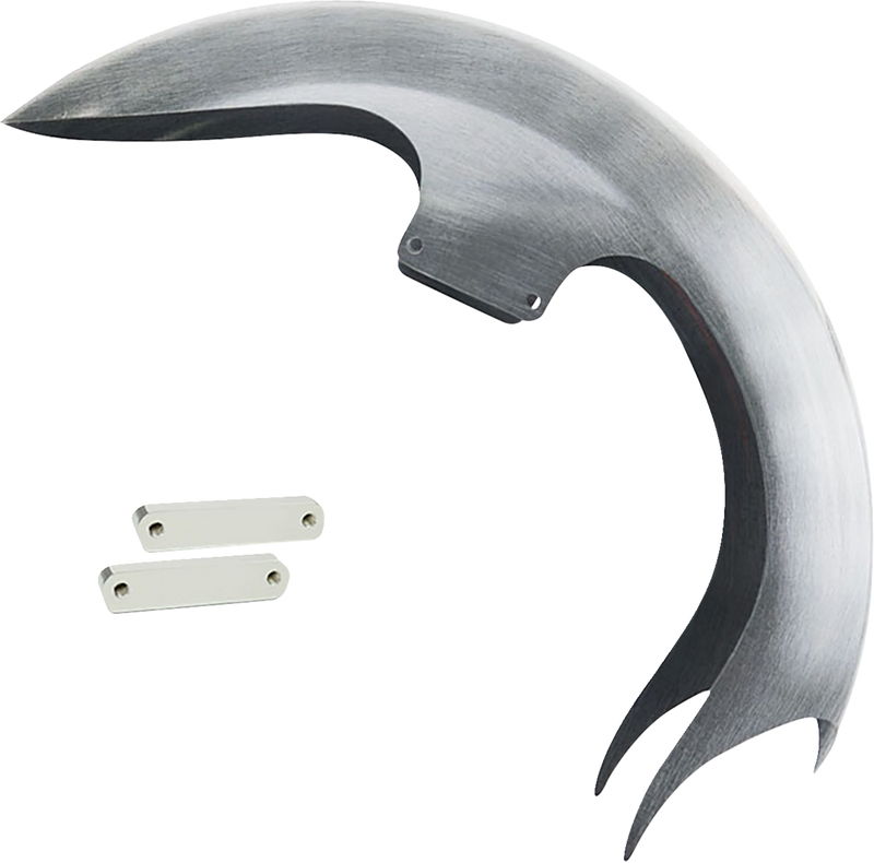 PAUL YAFFE BAGGER NATION DEI Front Fender - 21" Wheel - With Chrome Adapters - Touring Models DEI21-14L-C
