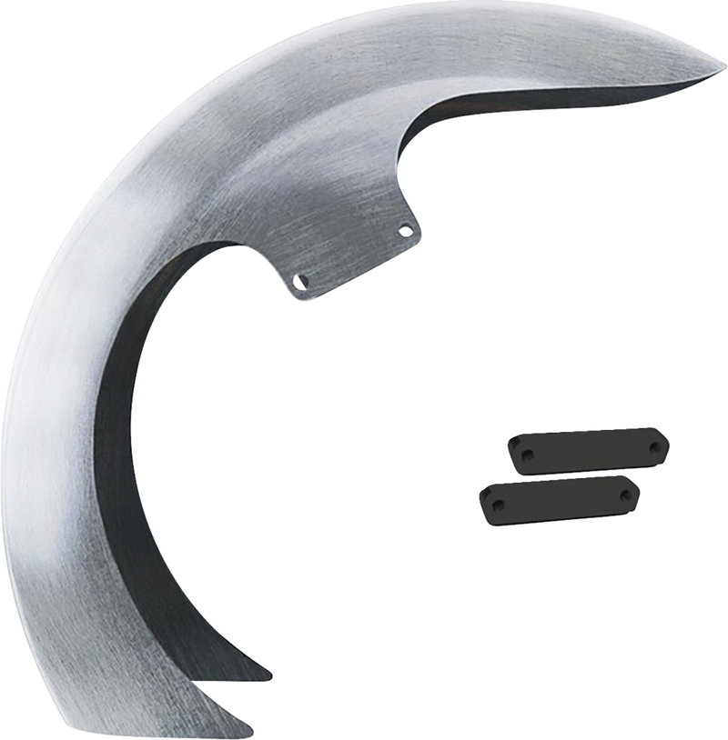 PAUL YAFFE BAGGER NATION DEI Front Fender - 26" Wheel - With Black Adapters - Touring Models DEI26-14L-B