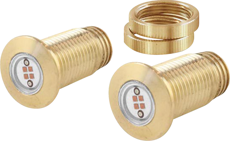 PAUL YAFFE BAGGER NATION Lightning Bolts Kit - Run/Brake/Turn - Brass PYO:BB-LB-BR