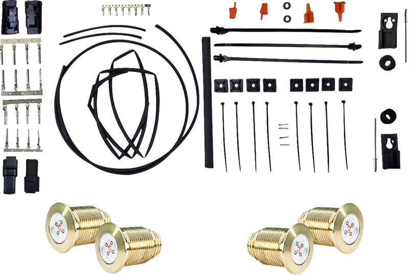 PAUL YAFFE BAGGER NATION Thunder Bolts Kit - Run/Brake/Turn - Black PYO:BB-TB-BR