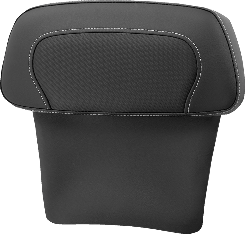SADDLEMEN Chopped Tour Pack Backrest Pad - RoadSofa* - Carbon Fiber Inset - '14-'23 TOURING