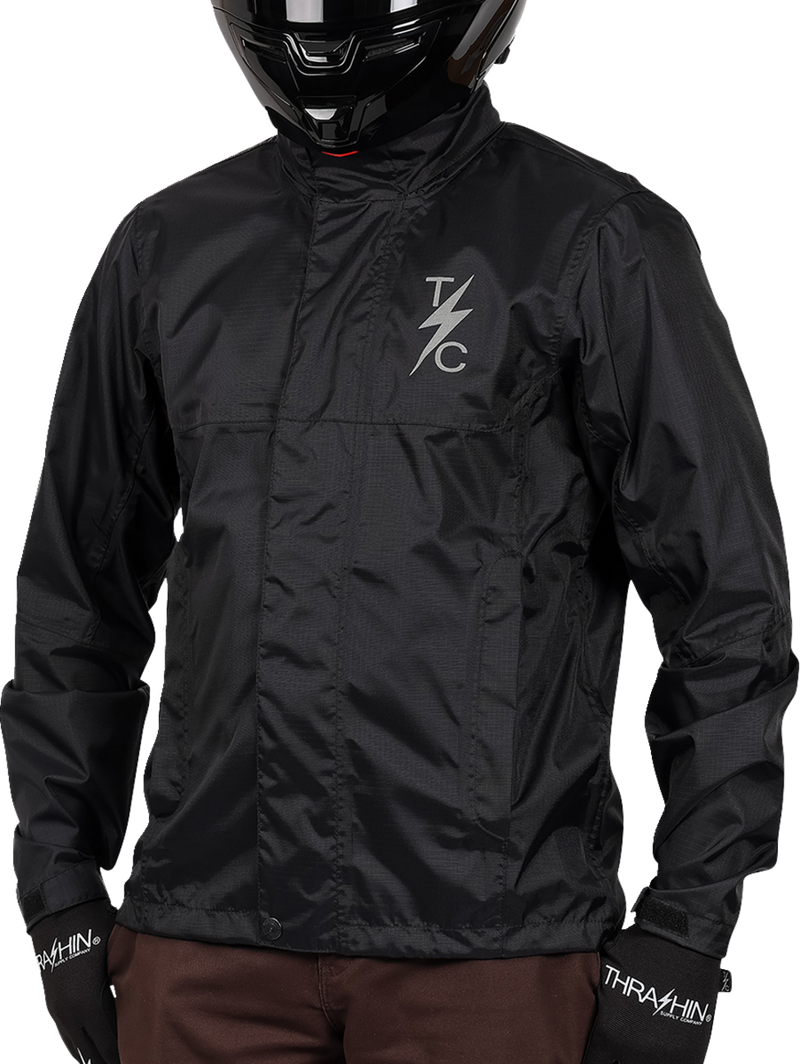 THRASHIN SUPPLY CO. Mission WP Rain Jacket - Black - XL