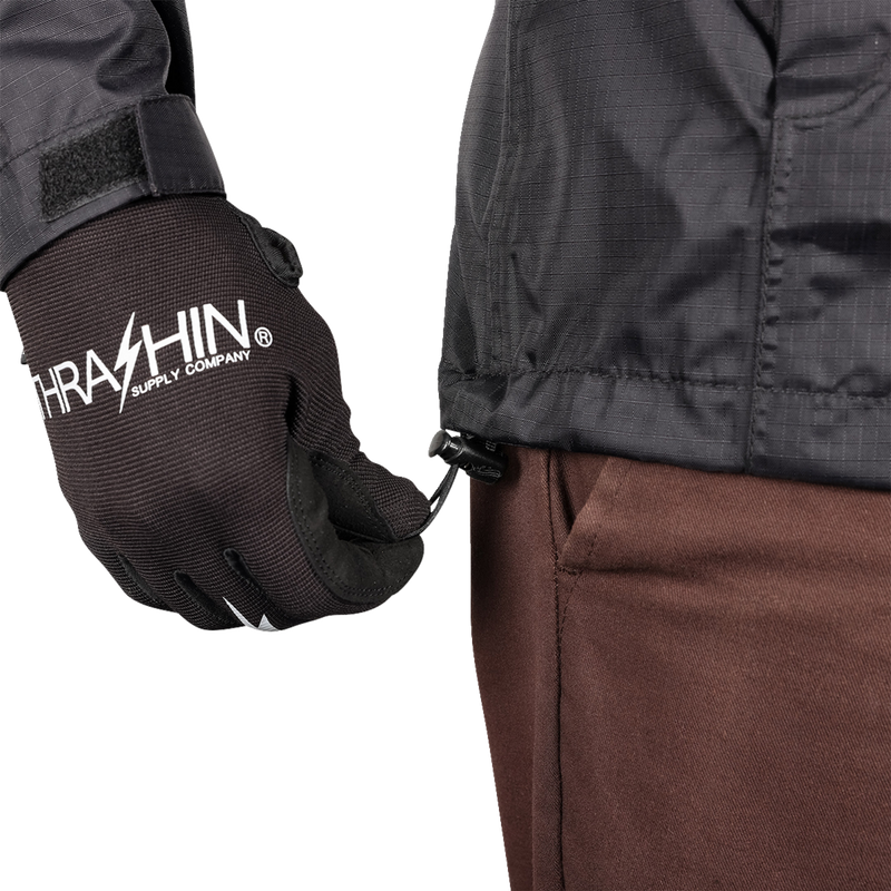 THRASHIN SUPPLY CO. Mission WP Rain Jacket - Black - Large