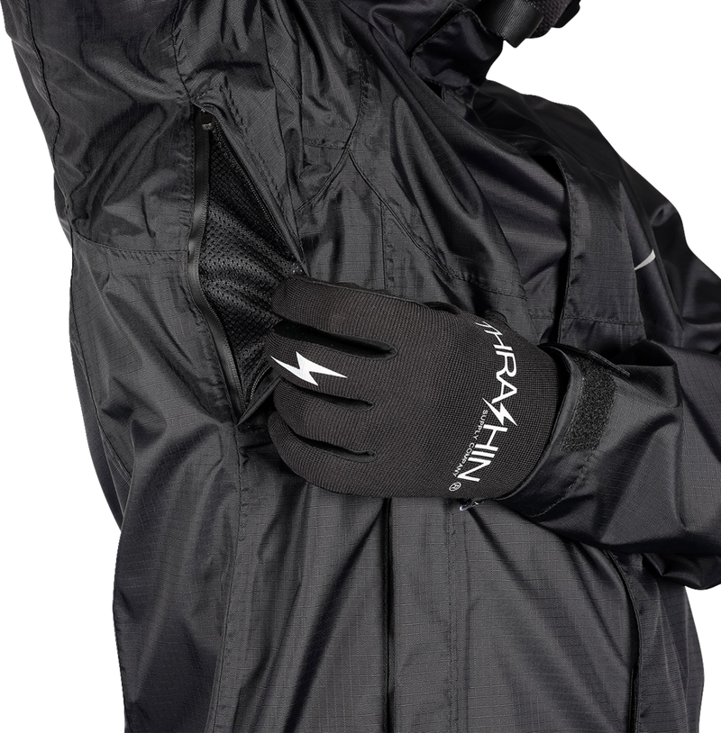 THRASHIN SUPPLY CO. Mission WP Rain Jacket - Black - Large