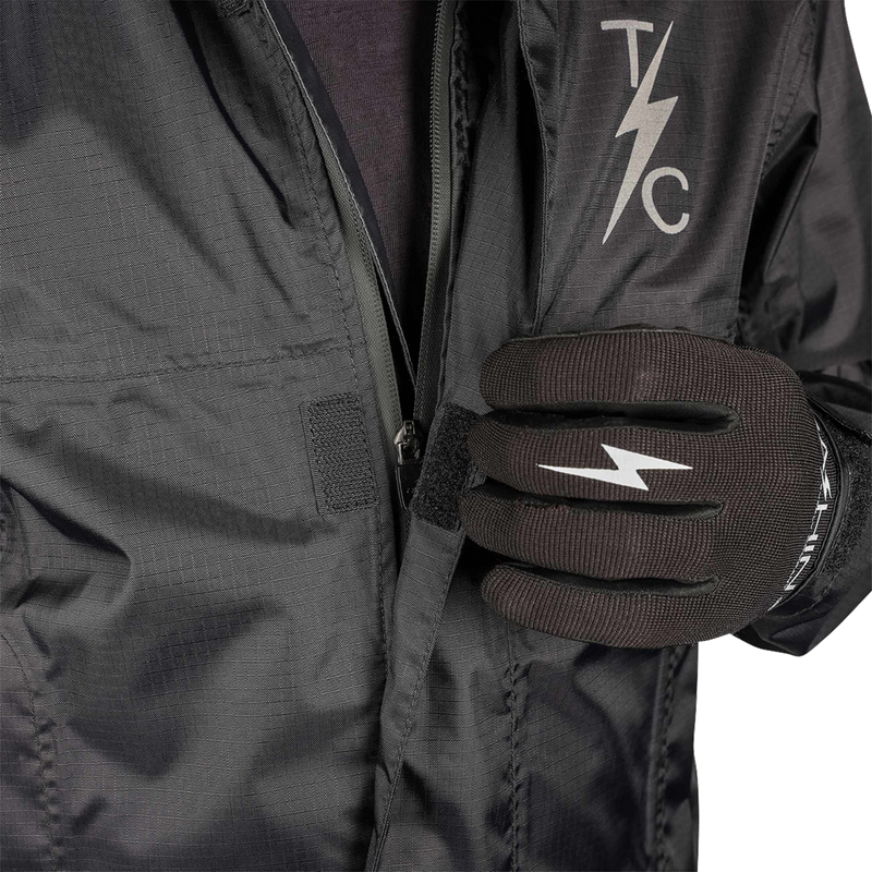 THRASHIN SUPPLY CO. Mission WP Rain Jacket - Black - 3XL