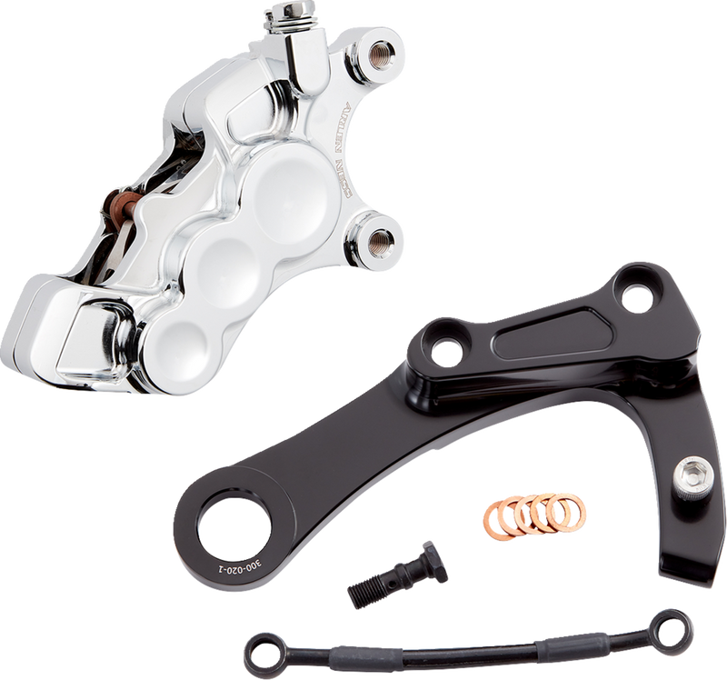 ARLEN NESS 6-Piston Caliper Kit - Rear - Chrome