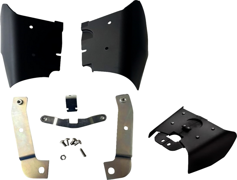 DRAG SPECIALTIES Frame Mounted Under Seat Air Deflector - Softail