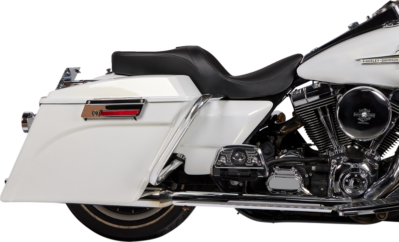 DRAG SPECIALTIES Freedom Seat - Solar Leather - Black - Touring '97-'07