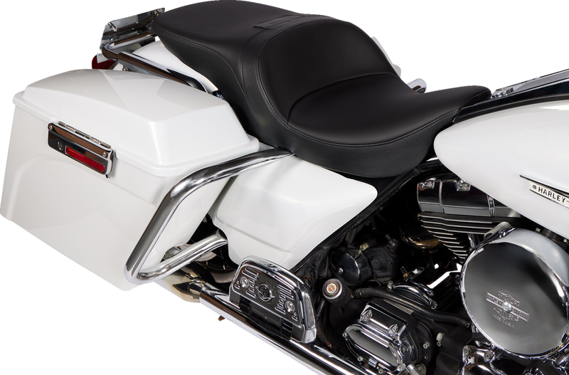 DRAG SPECIALTIES Freedom Seat - Solar Leather - Black - Touring '97-'07