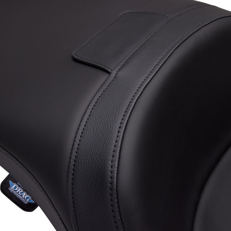 DRAG SPECIALTIES Freedom Seat - Solar Leather - Black - Touring '97-'07