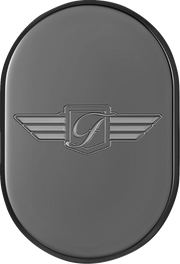 FIGURATI DESIGNS Antenna Cover - Left Rear Fender - FD Logo - Black FD-01-AC-BLK-LT