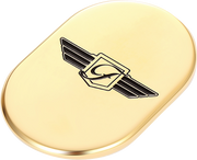 FIGURATI DESIGNS Antenna Cover - Right Rear Fender - FD Logo - Gold FD-01-AC-GLD-RT