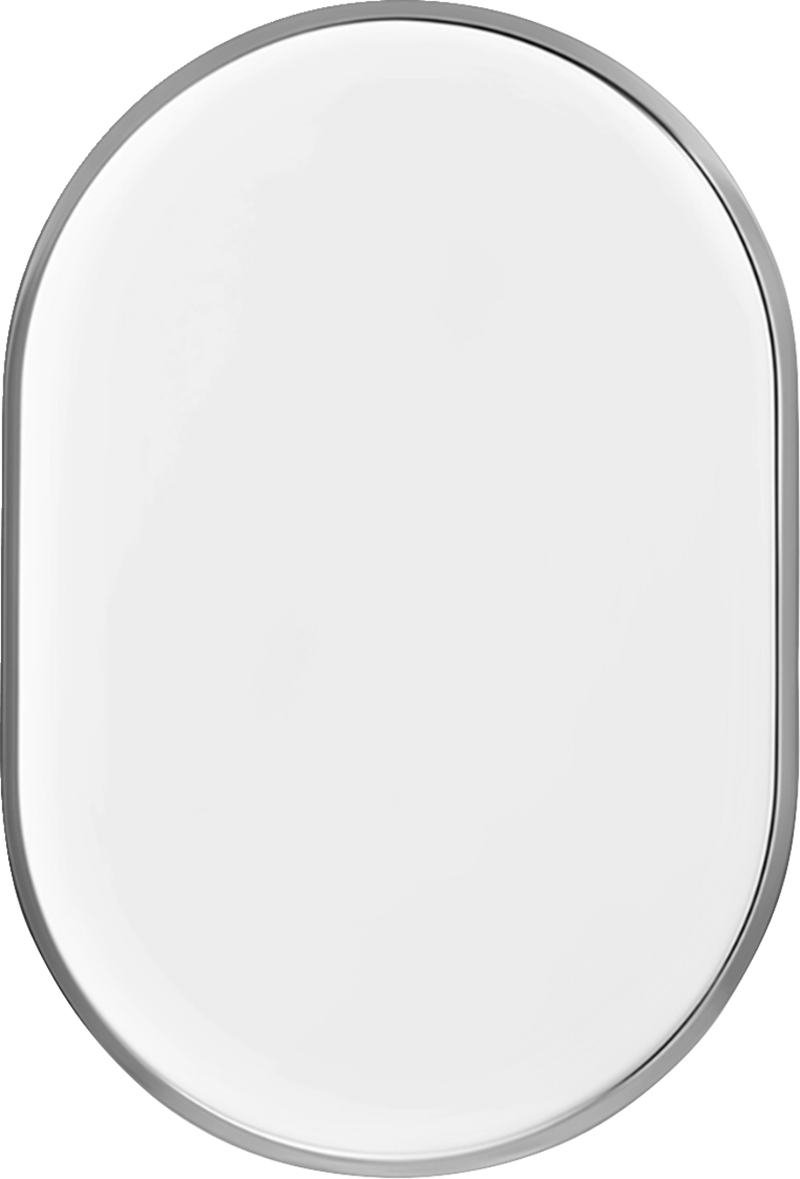 FIGURATI DESIGNS Antenna Cover - Right Rear Fender - Smooth - Chrome FD60-AC-SS-RT