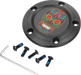 FIGURATI DESIGNS Timing Cover - 5 Hole - Sugar Skull - Black FD30-TC-5H-BLK