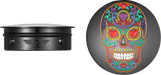 FIGURATI DESIGNS Swing Arm Covers - Sugar Skull - Black FD30-SAC-BLK