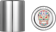FIGURATI DESIGNS Docking Cover - Medium - Mirror Polished - Sugar Skull FD30-DC-27-30-SS