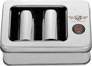 FIGURATI DESIGNS Docking Cover - Long - Mirror Polished - Sugar Skull FD30-DC-25-45-SS