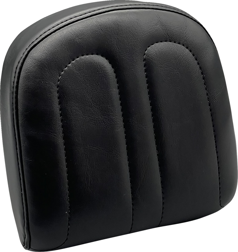 LE PERA Sissy Bar Pad - Small - Maverick - Shiny Black - '08-'23 SOFTAIL & TOURING