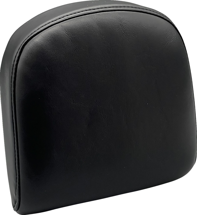 LE PERA Sissy Bar Pad - Small - Smooth - Shiny Black - '08-'23 SOFTAIL & TOURING