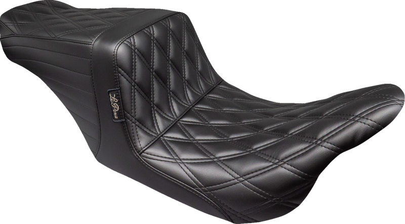 LE PERA Tailwhip Up Front Seat - Double Diamond - Black - Touring '08-'23