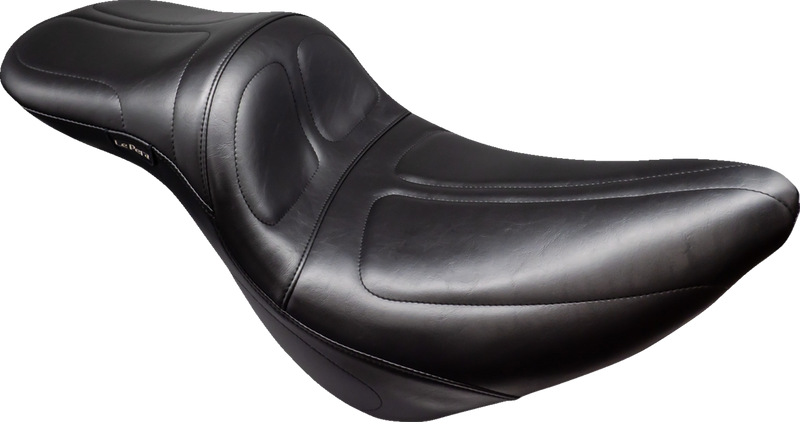 LE PERA Tailwhip Daddy Long Legs Low Rider Seat - Maverick Stitch - Black - Softail '18-'24