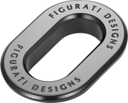 FIGURATI DESIGNS Antenna Ring - Left Rear Fender - Smooth - Black FD60-ANTRG-BK-LT