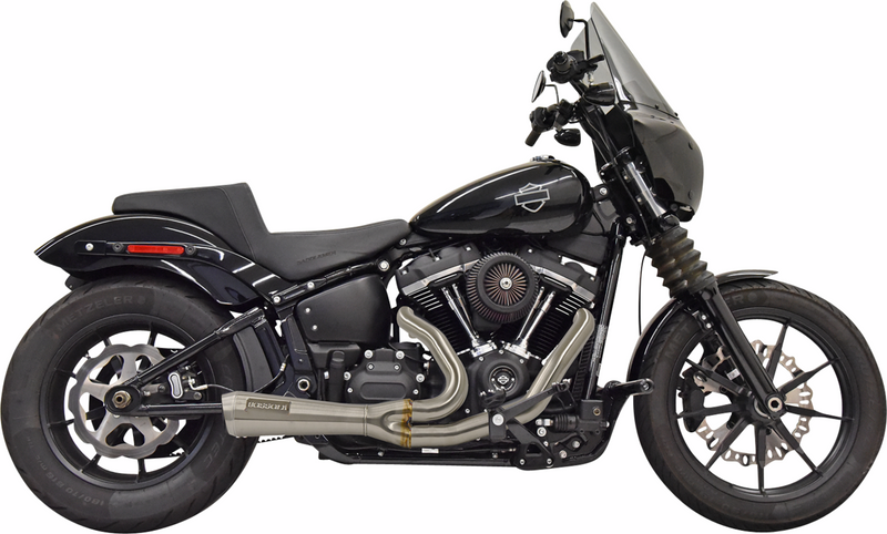 BASSANI XHAUST 2-into-1 Ripper Short Exhaust System - Stainless Steel - 49-State