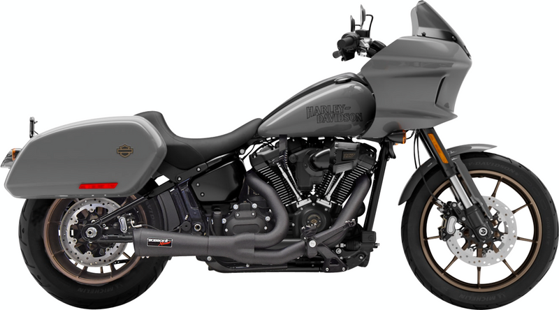 BASSANI XHAUST 2-into-1 Ripper Short Exhaust System - Black - 49-State