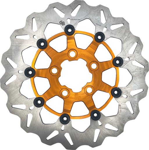 GBRAKES Brake Rotor - Rear - Orange DF681CW-O