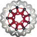 GBRAKES Brake Rotor - Rear - Red DF681CW-R