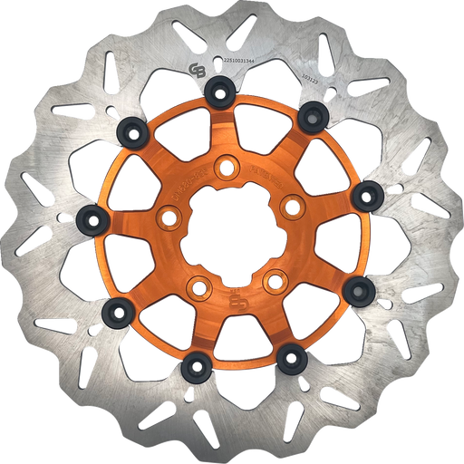 GBRAKES Brake Rotor - Front - Orange DF680CW-O