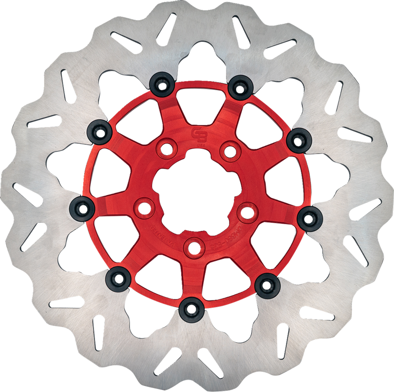 GBRAKES Brake Rotor - Front - Red DF835CW-R