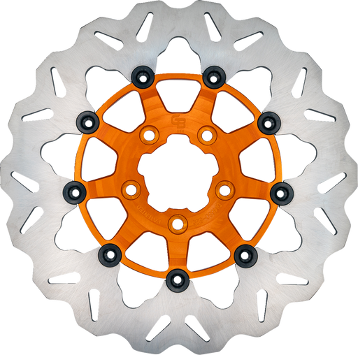GBRAKES Brake Rotor - Front - Orange DF835CW-O