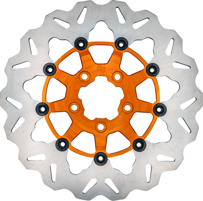 GBRAKES Brake Rotor - Front - Orange DF835CW-O