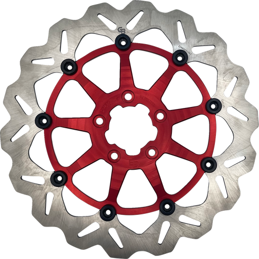 GBRAKES Brake Rotor - Front - Red DF680CWSS-R
