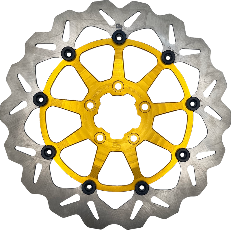 GBRAKES Brake Rotor - Front - Gold DF680CWSS-G