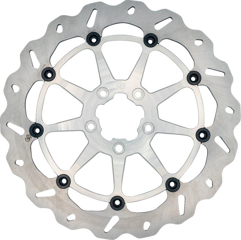 GBRAKES Brake Rotor - Front - Silver DF680CWSX-C