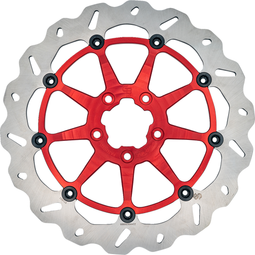 GBRAKES Brake Rotor - Front - Red DF680CWSX-R
