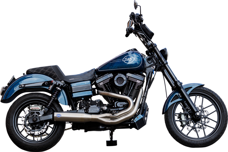 S&S CYCLE 2-into-1 Qualifier Exhaust System - Brushed