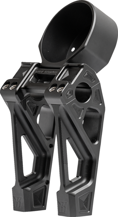 KODLIN USA FASTBACK RISERS INCLUDES CLAMPS 6" - BLACK