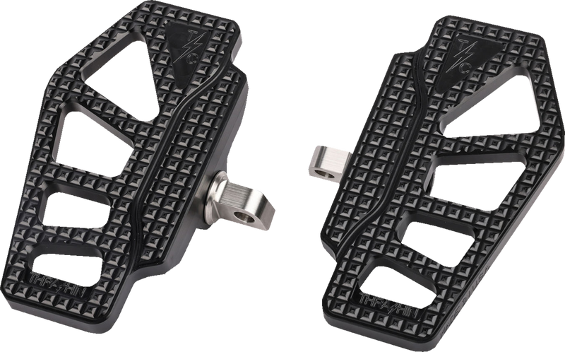 THRASHIN SUPPLY CO. Apex Mini Floorboards - Black - 2000-2017 DYNA, SPORTSTER MODELS