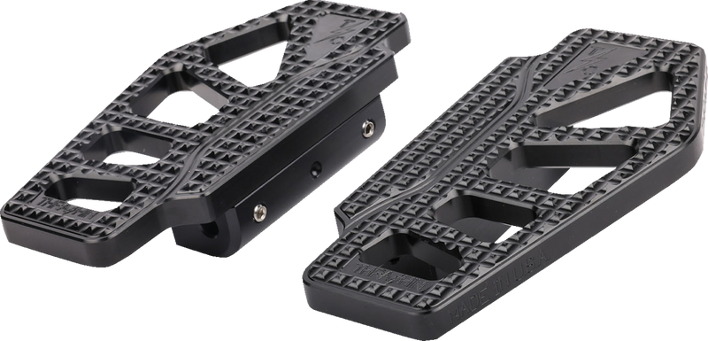 THRASHIN SUPPLY CO. Apex Floorboards - Passenger - Black - 1986-2022 TOURING, SOFTAIL MODELS